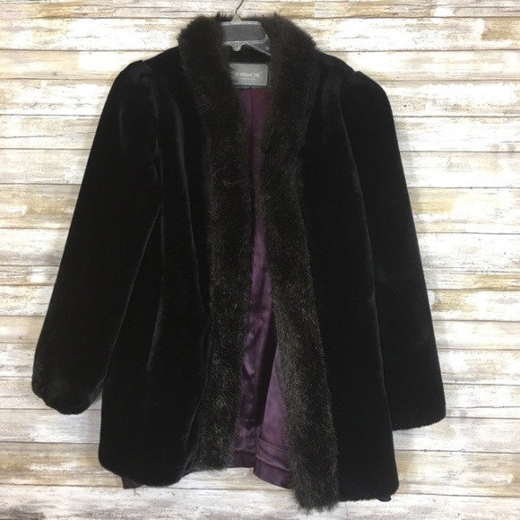 Vintage 80’s 90’s Jordache Faux Fur Jacket - Picture 1 of 6